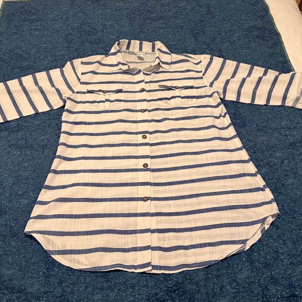 -DOTTI Blouse, 100% Cotton, Size 14